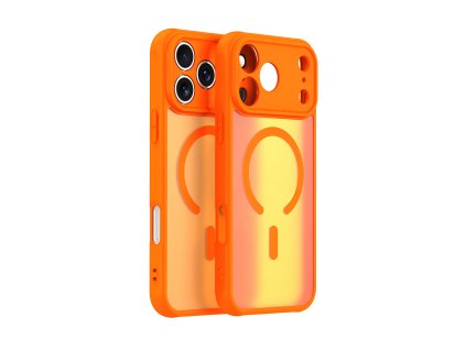 115110 techsuit halofrost ii magsafe obal pre iphone 17 pro oranzovy