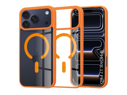 115092 techsuit magsafe pro obal pre iphone 17 pro oranzovy
