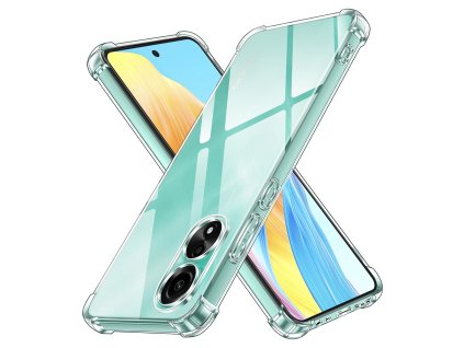 116205 techsuit shockproof clear silicone odolny ciry obal pre oppo a58 4g transparentny