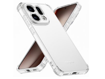 116556 7 techsuit shockproof clear silicone odolny ciry obal pre oppo find x9 transparentny