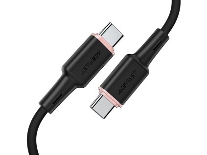 118374 acefast data cable datovy a nabijaci kabel usb c na usb c fast charge 60 w 3 a 1 2 m cierny