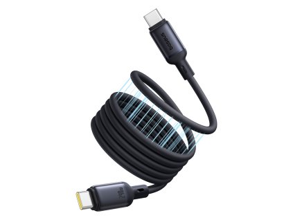 118344 baseus data cable picogo magneticky datovy a nabijaci kabel usb c na usb c fast charge 240 w 480 mb s silikonovy 1 m cierny