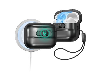 117753 esr pulse magnetic flicklock ochranne puzdro s magnetickym uzaverom pre apple airpods pro 3 cierne