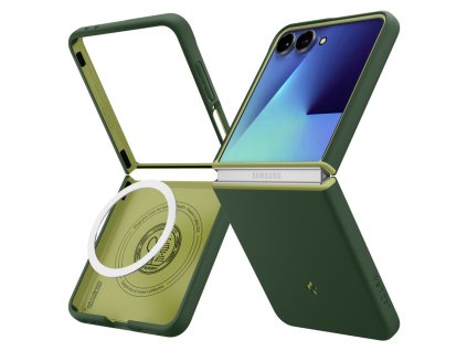 118308 spigen caseology nano pop magsafe kryt pre samsung galaxy z flip7 zeleny avo green