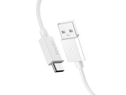 118455 spigen data cable essential datovy a nabijaci kabel usb na usb c fast charge 60 w 480 mb s 2 m biely