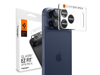 118617 spigen optik tr ez fit pro xl camera glass ochranne sklo na sosovky fotoaparatu pre iphone 17 pro max cierne