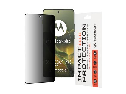 118023 techsuit 111d privacy full glue sukromne ochranne sklo s plnym lepenim pre motorola edge 70 cierne