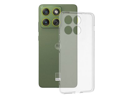 118047 techsuit clear silicone silikonovy kryt pre motorola edge 70 priehladny