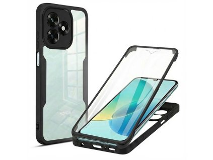 118152 techsuit colorverse 360 series screen protector 360 kryt s ochranou displeja pre honor x5c plus cierny