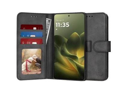 118035 techsuit diary book knizkove puzdro pre motorola edge 70 cierne