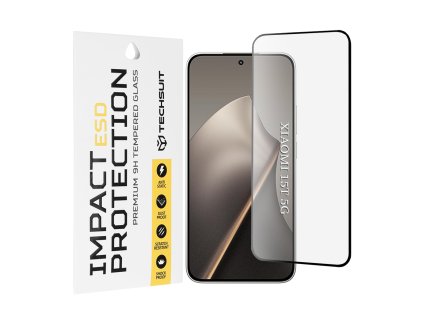 117813 techsuit esd glass ochranne sklo pre xiaomi 15t cierne