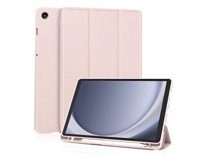 117795 techsuit flex trifold knizkove puzdro s drziakom na stylus pre samsung galaxy tab a11 galaxy tab a9 ruzove
