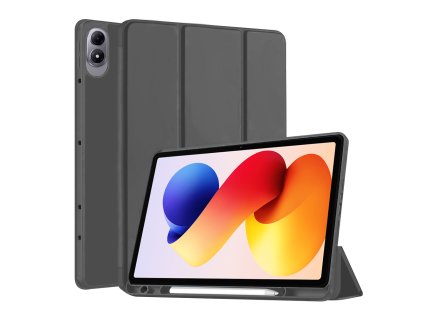 117774 2 techsuit flex trifold knizkove puzdro s drziakom na stylus pre xiaomi redmi pad 2 pro cierne