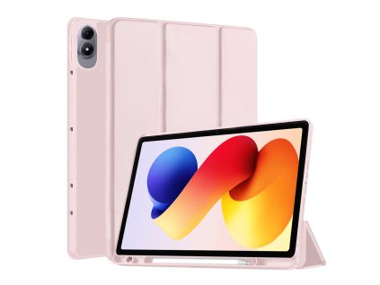 117777 techsuit flex trifold knizkove puzdro s drziakom na stylus pre xiaomi redmi pad 2 pro ruzove