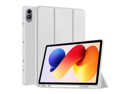 117786 techsuit flex trifold knizkove puzdro s drziakom na stylus pre xiaomi redmi pad 2 pro sive