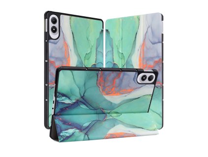 117762 techsuit foldpro knizkove puzdro pre xiaomi redmi pad 2 pro motiv green time