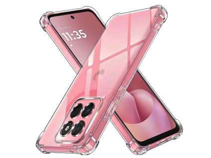 118101 techsuit shockproof clear silicone silikonovy kryt pre motorola moto g57 power moto g67 power ciry