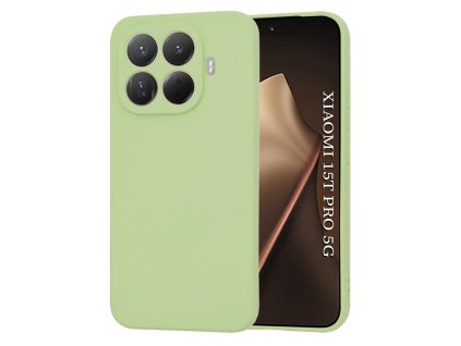 118984 techsuit softflex silikonovy kryt pre xiaomi 15t pro matcha zeleny