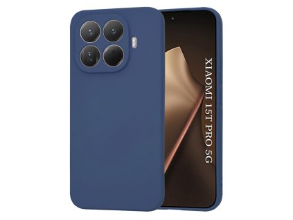 118954 techsuit softflex silikonovy kryt pre xiaomi 15t pro tmavomodry