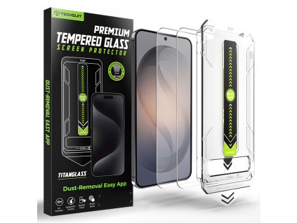 119320 7 techsuit titanglass crystalhd ochranne sklo kompatibilne s odtlackom prsta 2 ks pre samsung galaxy s26 cire