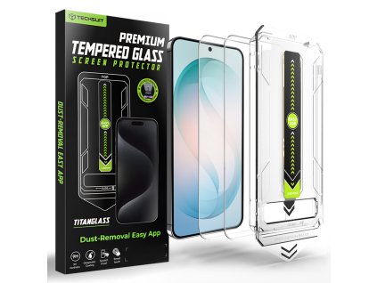 119332 7 techsuit titanglass crystalhd ochranne sklo kompatibilne s odtlackom prsta 2 ks pre samsung galaxy s26 plus cire