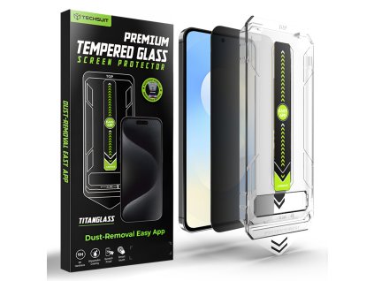 118284 techsuit titanglass crystalhd ochranne sklo kompatibilne s odtlackom prsta pre samsung galaxy s25 fe sukromne