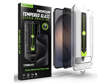 119341 7 techsuit titanglass crystalhd ochranne sklo kompatibilne s odtlackom prsta pre samsung galaxy s26 sukromne