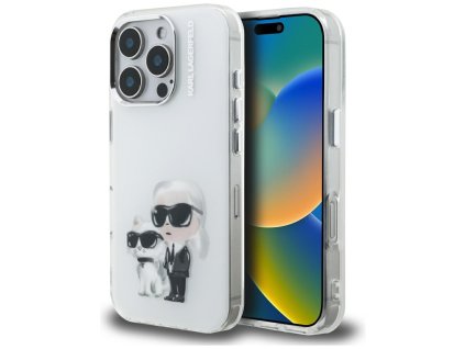 122830 karl lagerfeld iml aquarelle karl choupette pevne puzdro pre iphone 16 pro max biele