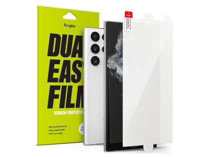 66198 ringke dual easy full 2 pack ochranna folia na samsung galaxy s22 ultra cira
