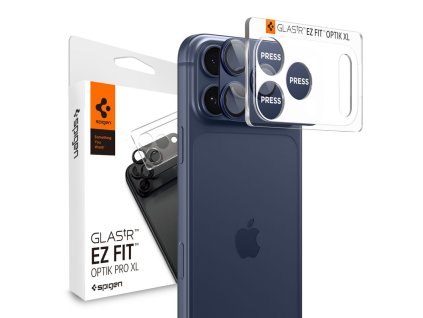 120121 spigen optik tr ez fit pro xl camera glass ochranne sklo fotoaparatu pre iphone 17 pro max modre