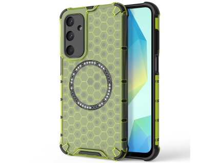 100062 techsuit honeycomb shield magsafe ochranny obal na samsung galaxy a16 4g a16 5g limetkovo zeleny