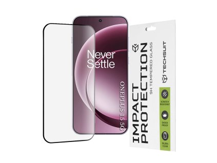 120304 techsuit 111d full cover full glue glass ochranne sklo na displej pre oneplus 15 cierne