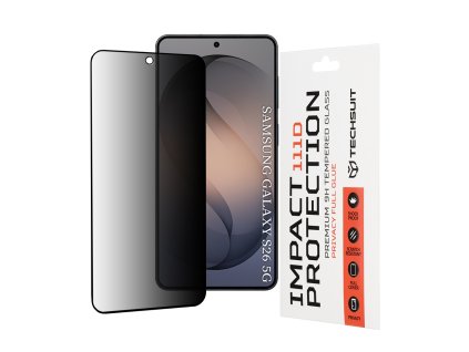 146398 techsuit 111d privacy full glue ochranne privatne sklo s celoplosnym lepenim pre samsung galaxy s26 cierne