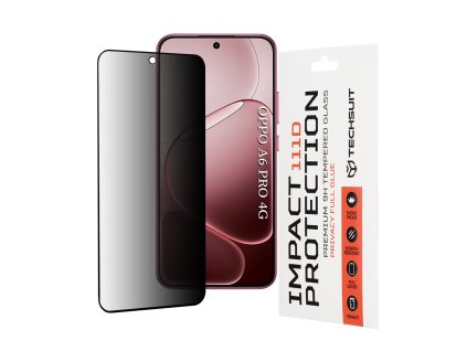 120619 techsuit 111d privacy full glue ochranne sklo na displej s ochranou sukromia pre oppo a6 pro 4g oppo a6 pro 5g cierne