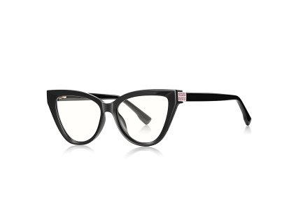 120022 techsuit anti blue light glasses reflex pc okuliare proti modremu svetlu pre zeny macacie tr90 a kovovy ram ac sosovky cierne