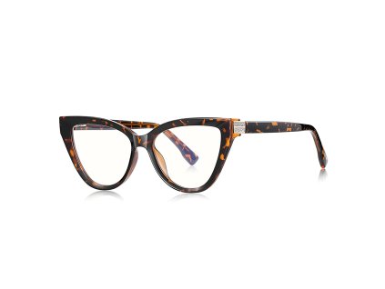 120025 techsuit anti blue light glasses reflex pc okuliare proti modremu svetlu pre zeny macacie tr90 a kovovy ram ac sosovky leopardie