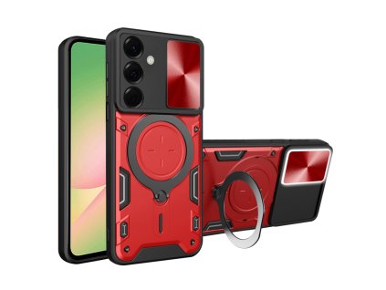 120205 techsuit camguard pro puzdro s krytom fotoaparatu pre samsung galaxy a57 5g cervene