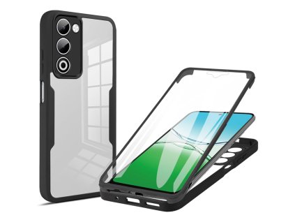 120442 techsuit colorverse 360 series puzdro s ochranou displeja pre oppo a5 4g oppo a5 5g cierne