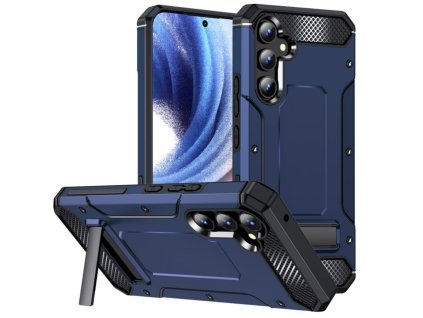 146779 techsuit hybrid armor kickstand odolne ochranne puzdro so stojanom pre samsung galaxy a54 modre