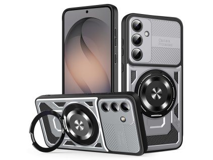 146791 techsuit ruggedcam odolne ochranne puzdro s krytom fotoaparatu pre samsung galaxy s26 sive