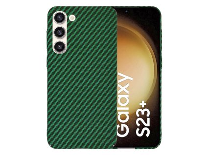 65442 techsuit carbonite fibershell kryt na samsung galaxy s23 plus zeleny