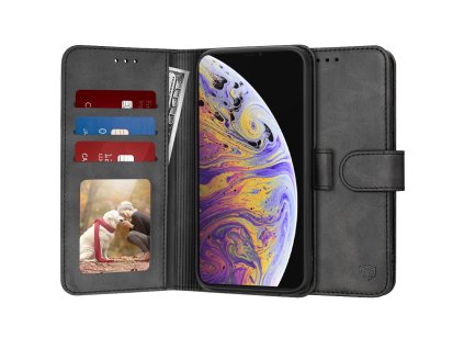 37465 techsuit diary book otvaracie ochranne puzdro iphone xs max cierne