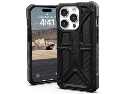 43638 uag monarch extremne odolny kryt na iphone 15 pro karbonova