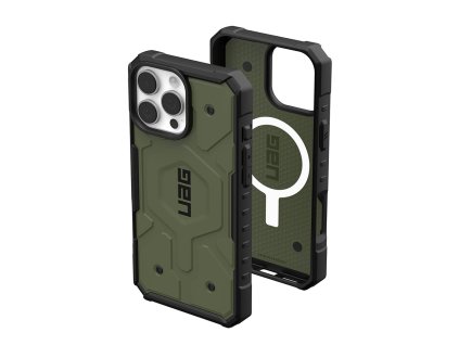 43368 uag pathfinder magsafe extremne odolny kryt na iphone 16 pro olivovo zelena