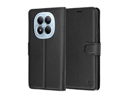 150526 techsuit leather folio puzdro pre xiaomi redmi note 15 pro 4g cierne