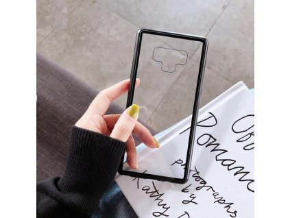 Magnetické luxury puzdro pre samsung - čierne (Model Samsung Galaxy A50)