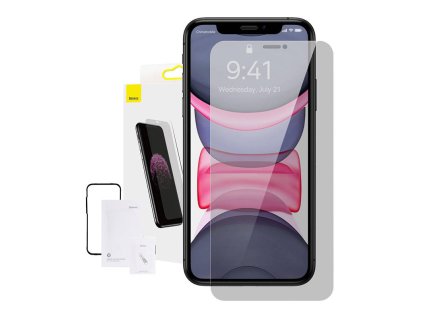 21669 6 baseus 0 3 mm tvrdene sklo na displej 1ks balenie pre iphone x xs 11 pro 5 8 palca