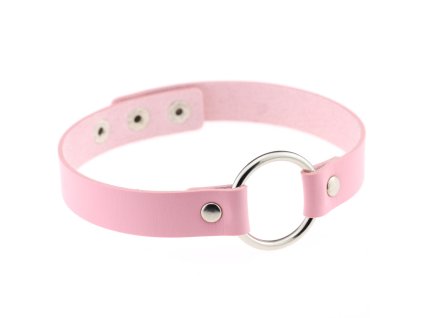 504 2 choker circle ruzovy