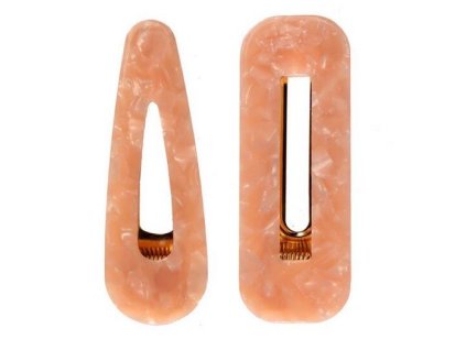 708 set ruzovych sponiek do vlasov