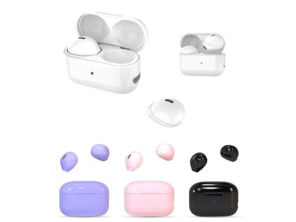 Ultra mini bezdôtové Bluetooth slúchadlá X6i TWS (Barva Fialová)